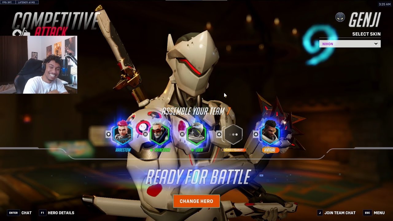 Sugarfree Insane Genji Season 17 Gameplay Overwatch 2