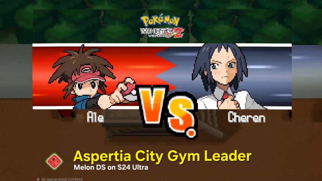 Aspertia City Gym Leader Battle: Pokemon White V2 - MelonDS on S24 Ultra