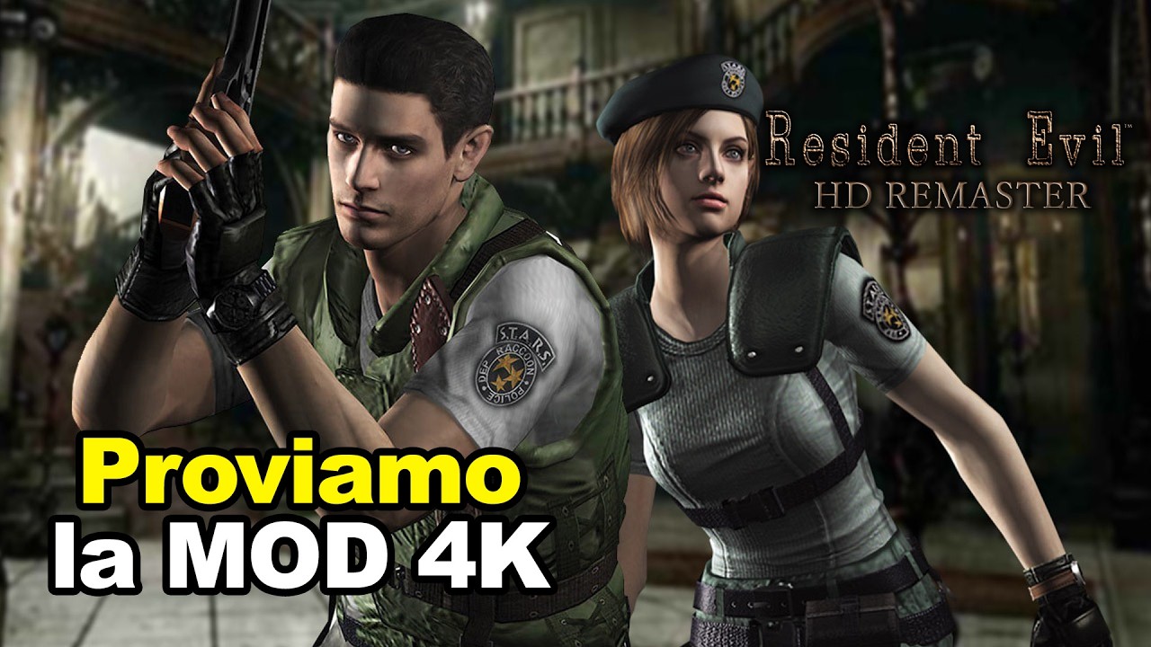 Resident Evil Remake + MOD 4K Texture Pack AI-Enhanced