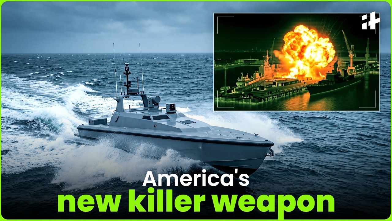 US unleashed sea drones in a first-of-its-kind attack against Iran