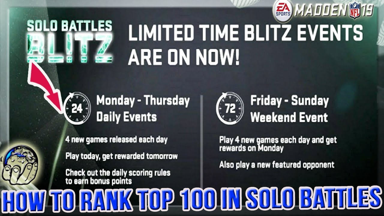 EASY ONE PLAY TD BEATS ANY COVERAGE! GET RANKED IN SOLO BATTLES BLITZ! Madden 19 Tips  - 99 Yard TD