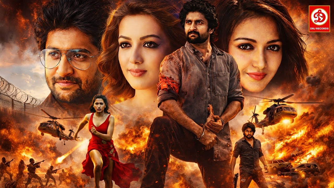 NANI" New South Blockbuster Hindi Dub Action Movie, Catherine Tresa, Sidhika Sharma Love Story Movie