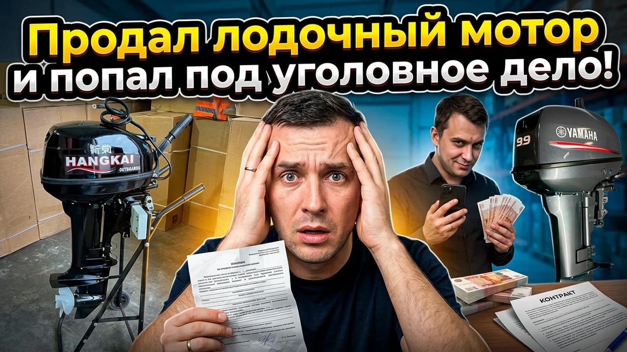 Один из хитрых способов развода, покупателей и продавцов лодочных моторов и другой техники! 