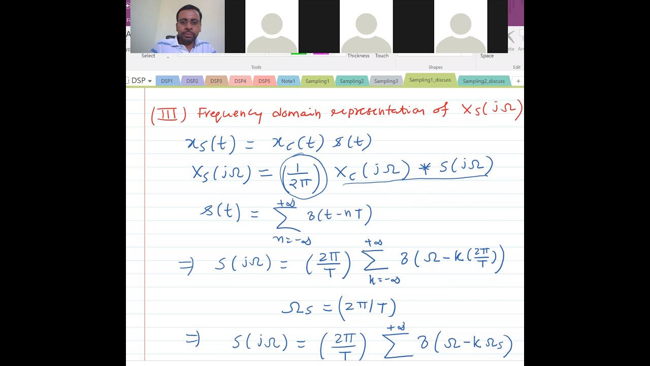 DSP Lecture-8: Zoom Session-1 on Sampling