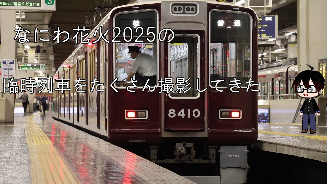 なにわ花火2025の臨時列車をたくさん撮影してきた