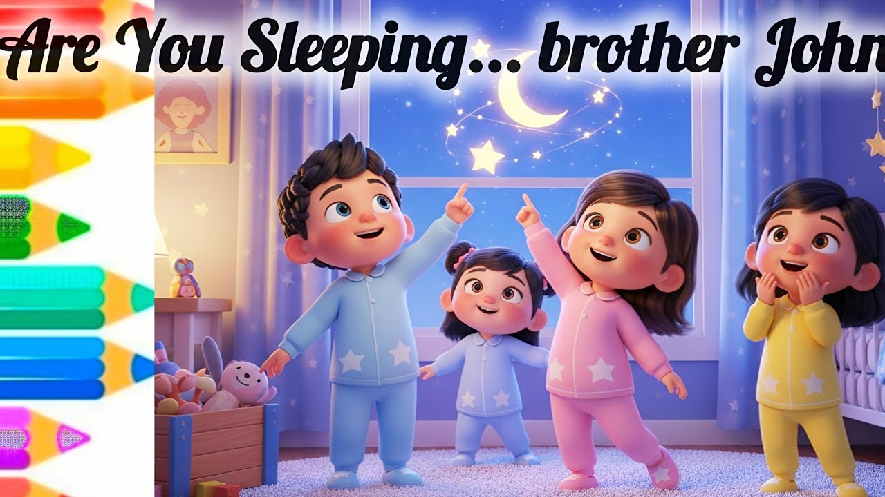 😍Are You Sleeping? Nursery Rhyme | Brother John Song | Kids Songs | Preschool Learning😍#baby #rhymes