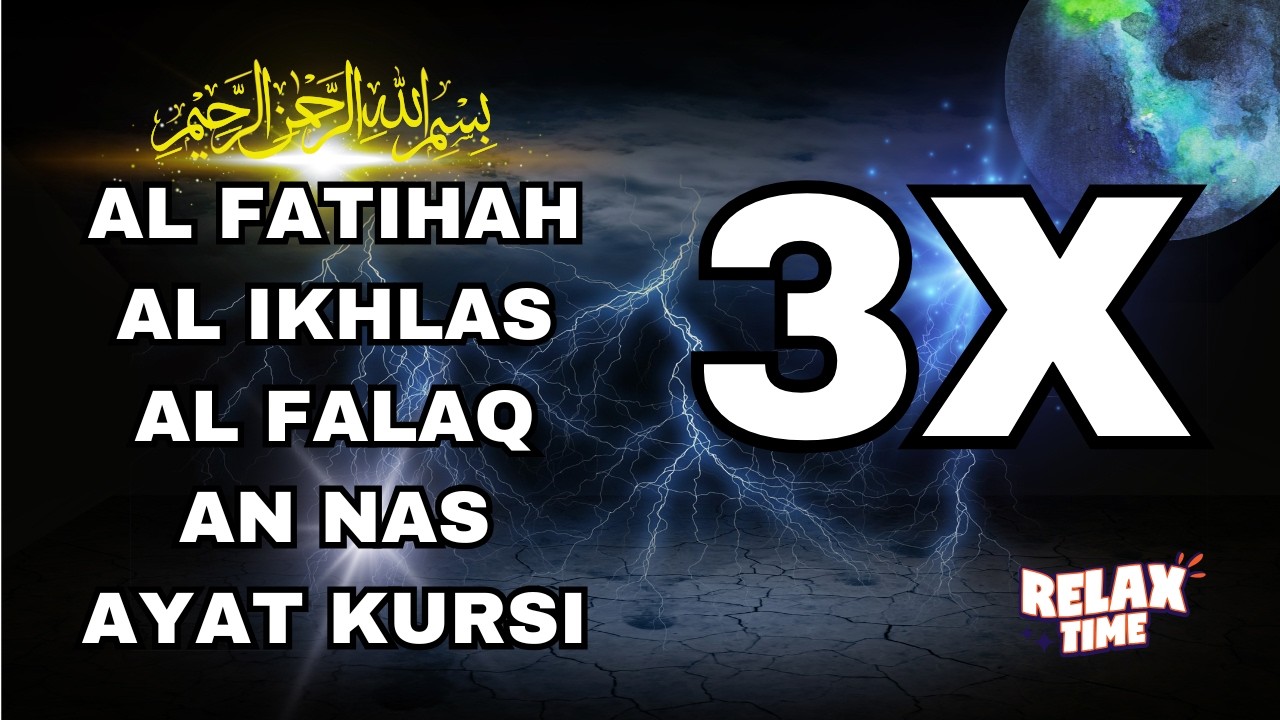 3X FATIHA, 3X AYAT KURSI, 3X IKHLAS, FELAK, NAS | SIHR, MAGIC, JINN, EVIL-EYE |1787 Alaa Aqel