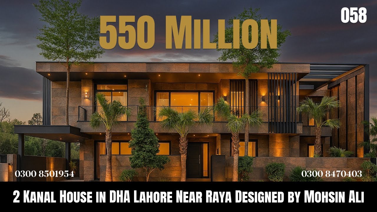 2 Kanal House in DHA Lahore | Mohsin Ali Design | Furnished by Designer Guild | Pool, Lift, Cinema