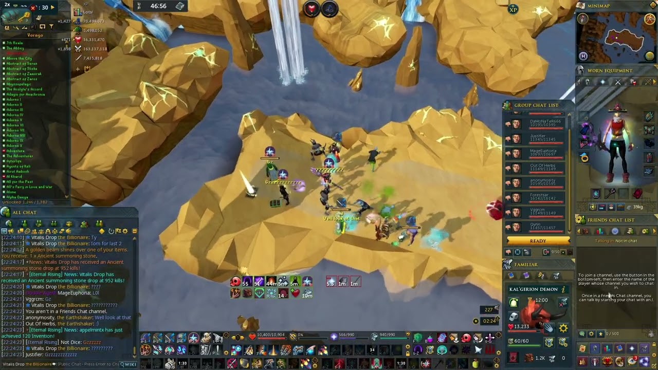 Vorago Hardmode - Getting Vitalis Drop (Ancient Summoning Stone)