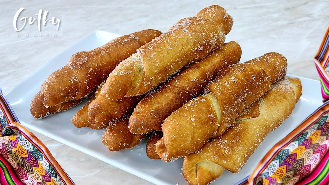 ¡Churros Caseros San Francisco Rellenos de Manjar! @GuthyCocina