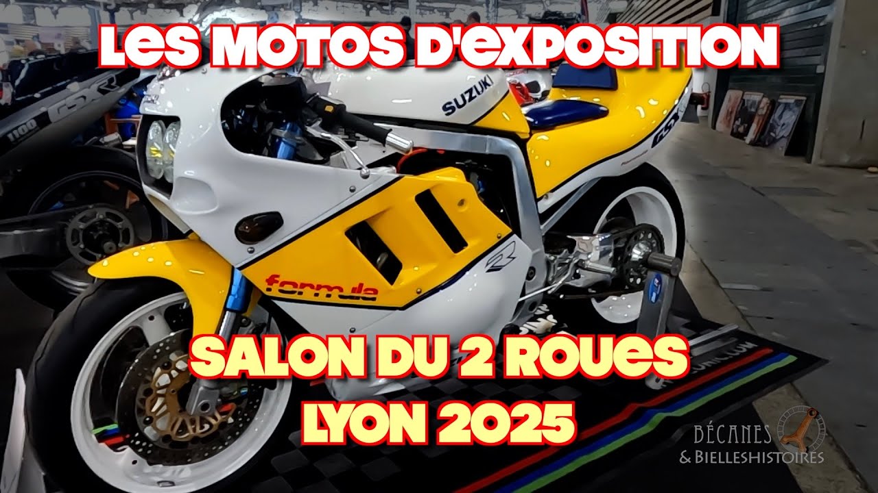 les MOTOS d'EXPO du salon de la moto Lyon 2025. Un aperçu des nombreuses belles machines à voir.