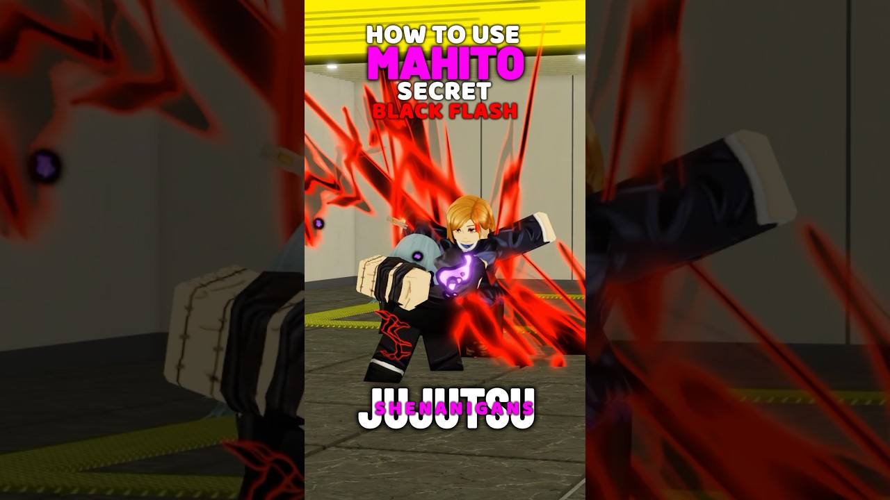 HOW TO USE MAHITO SECRET BLACK FLASH #jujutsushenanigans #jjs #mahito #foryou #jujutsukaisen #jjk