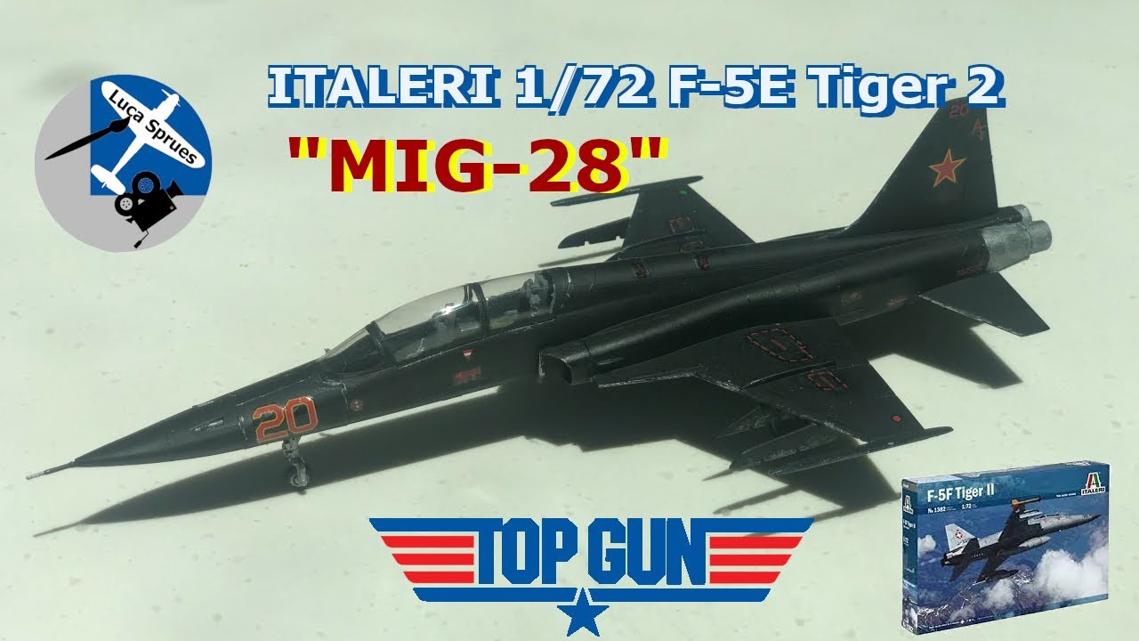 Italeri 1/72 TOP GUN &ldquo;Mig-28&rdquo; Painting and Review