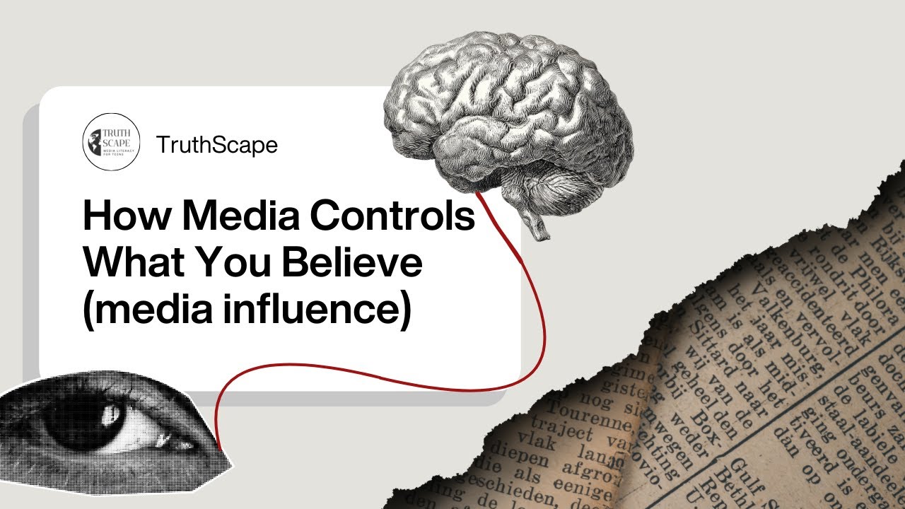 How Media Controls What You Believe (Media Influence) #education #media #medialiteracy #teen 