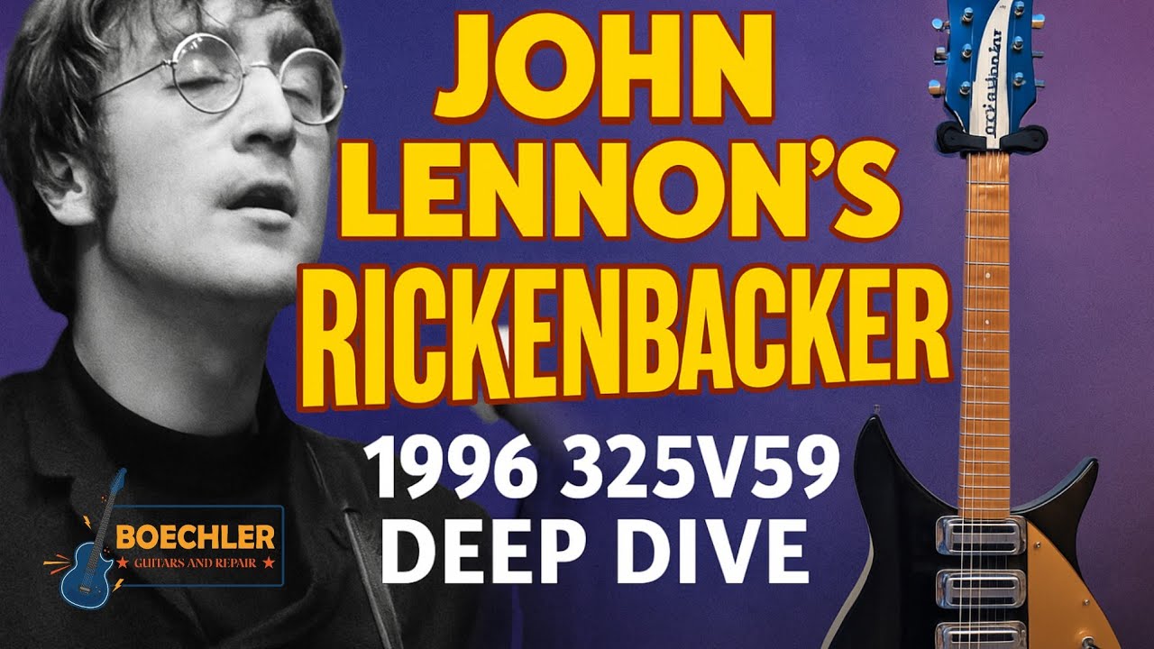 Секретное оружие Джона Леннона — Rickenbacker 325V59: подробный обзор и обзор