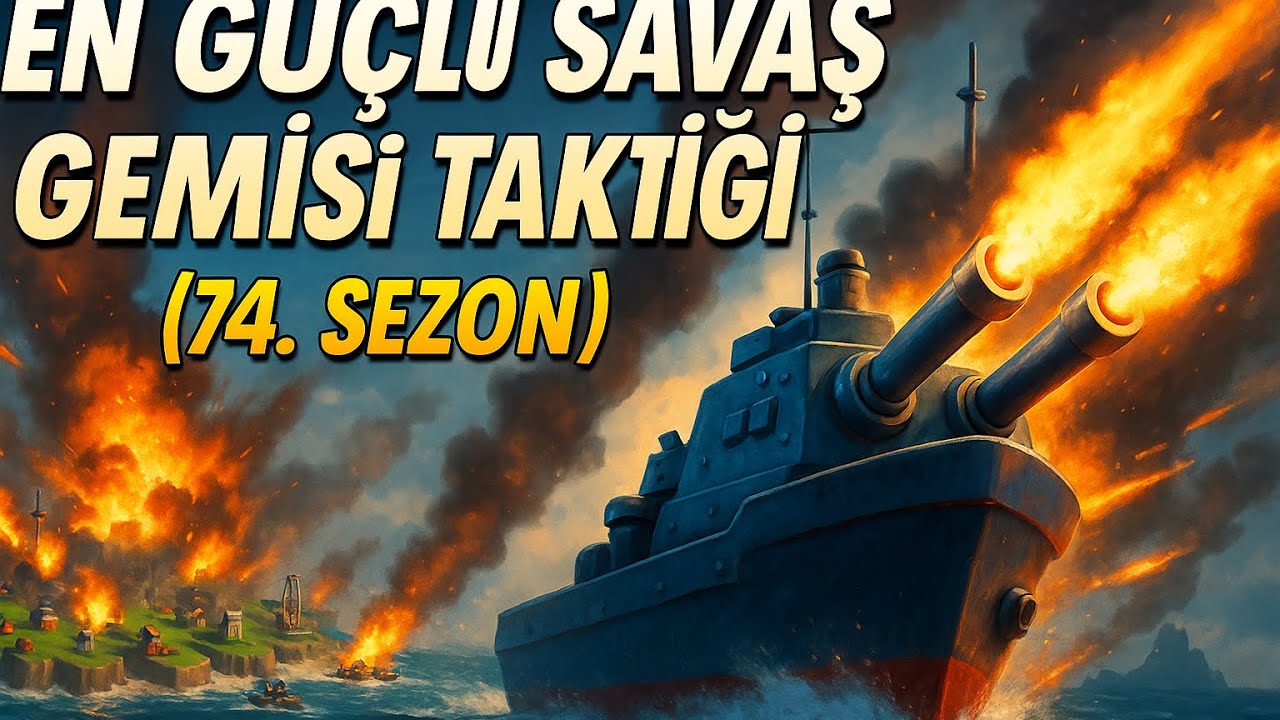Boom Beach Savaş Gemisi 74. Sezon (Rank 16 Low) Boom Beach WarShip Season 74