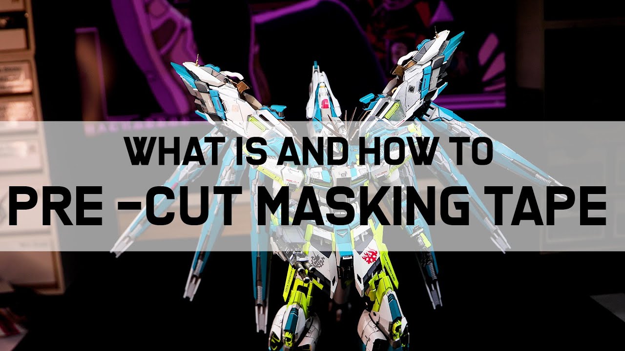 HOW TO PRE-CUT MASKING TAPE?! // The Builder Behind The Mask