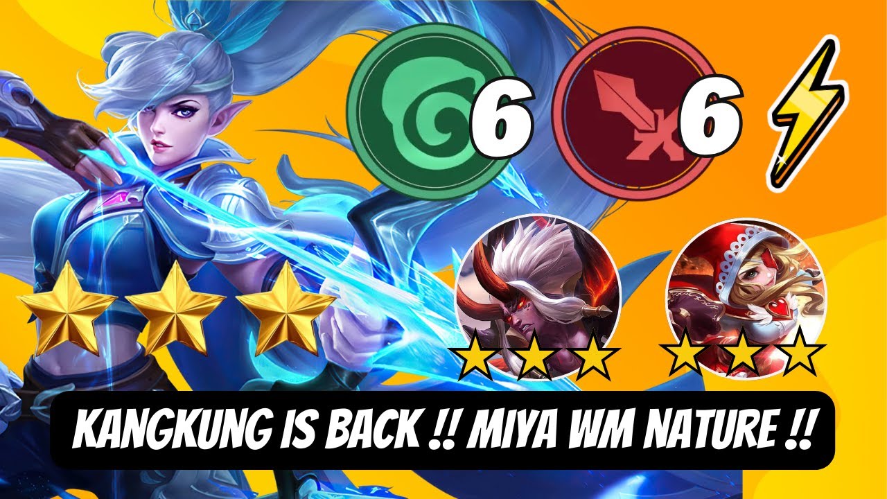 KANGKUNG IS BACK !! HYPER MIYA WM NATURE SPIRIT !! DAMAGE GILA !! DARAH TEBEL !! MAGIC CHESS