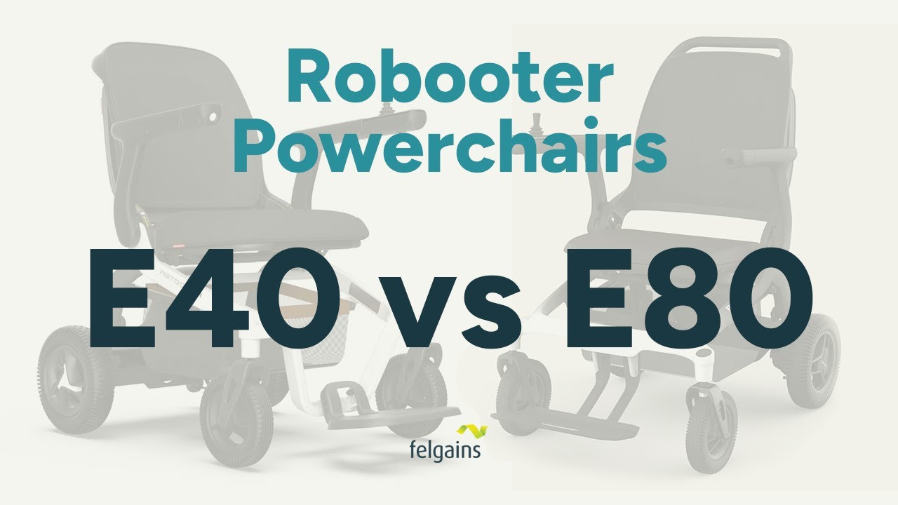 Robooter E40 vs Robooter E80 Carbon Fibre Powerchair - Our comparison