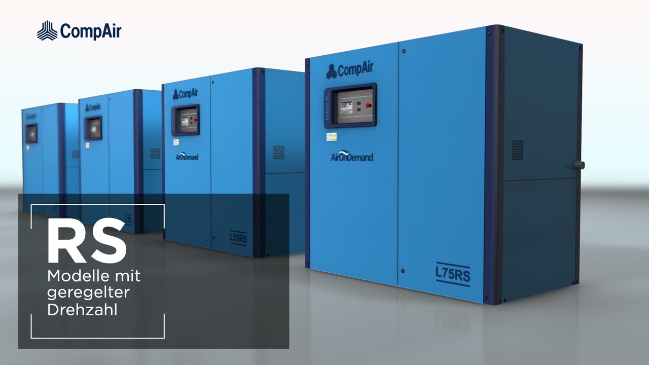 Neue Schraubenkompressoren mit 55 bis 75 kW von CompAir