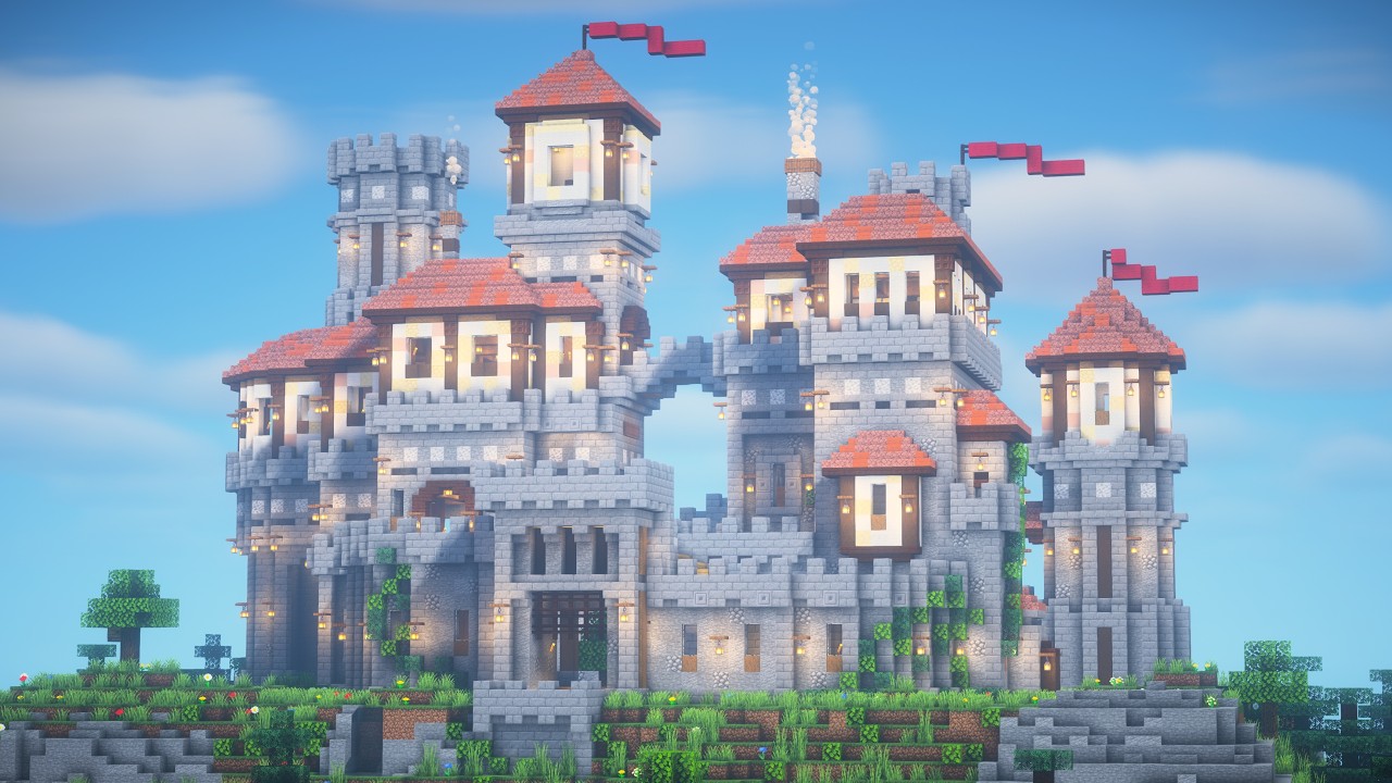 Minecraft: Medieval Castle Tutorial | Part 2