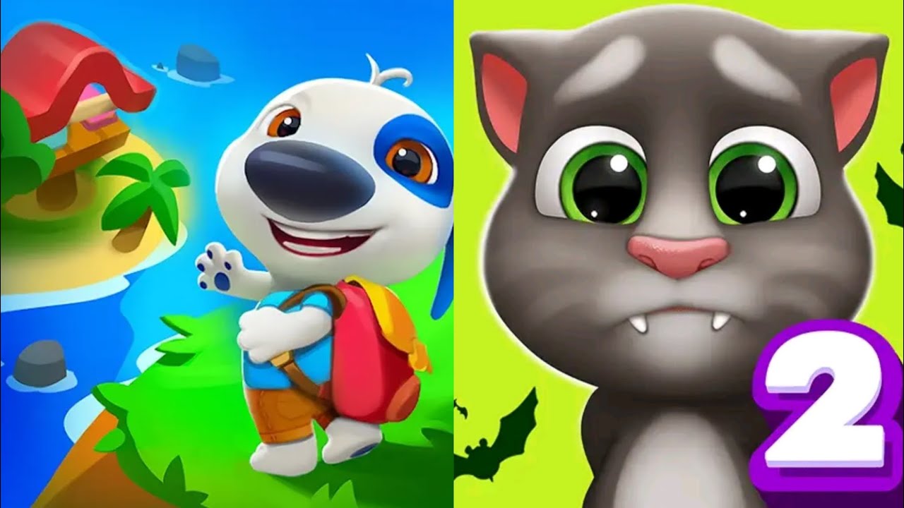 MY TALKING HANK: ISLANDS VS MY TALKING TOM 2