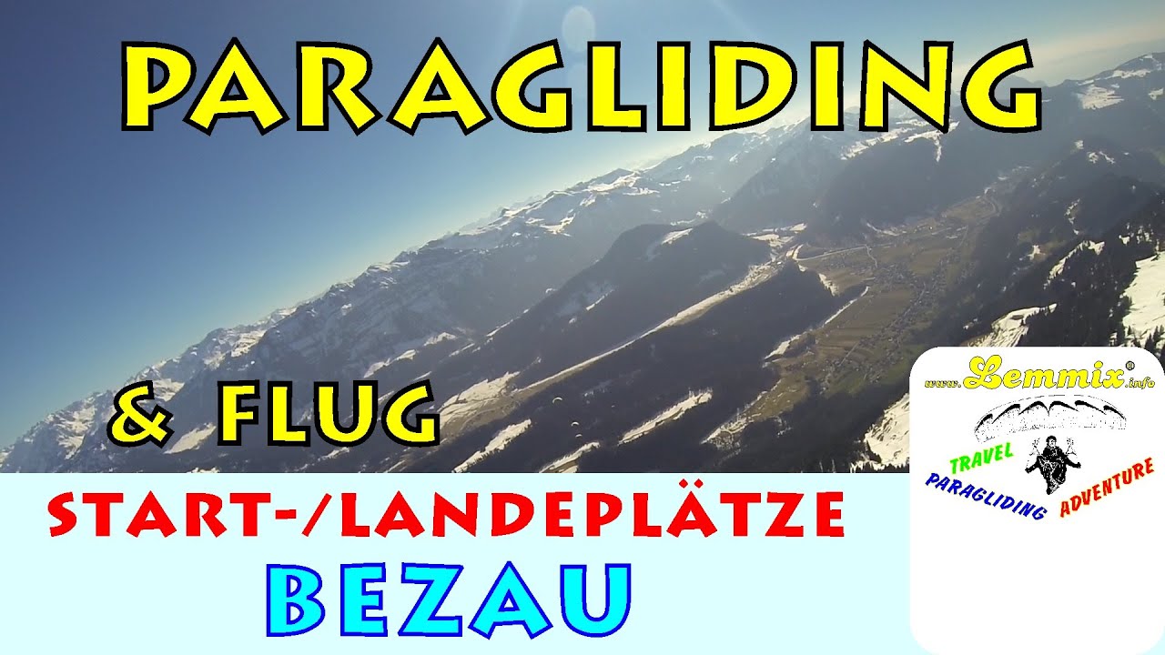 Bezau Start & Landeplätze Paragliding Gleitschirm Fluggebiet Östereich Austria Winterflug Lemmix