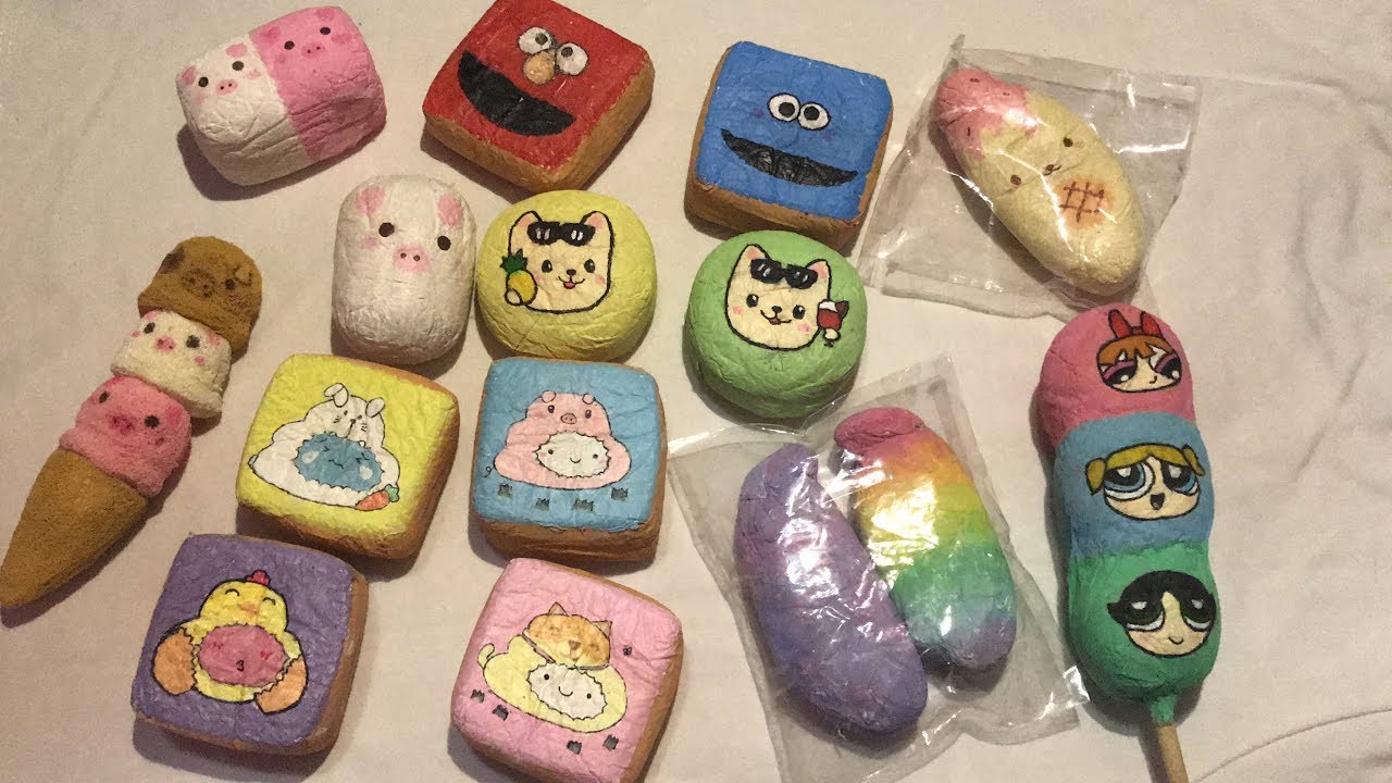 Homemade squishy collection #15||syarifah nasywa