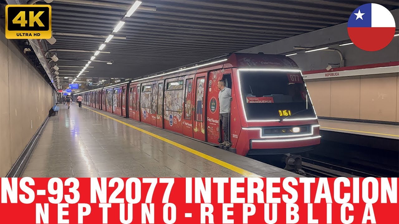 Metro De Santiago | NS-93 N2077 interestacion Neptuno - República 
