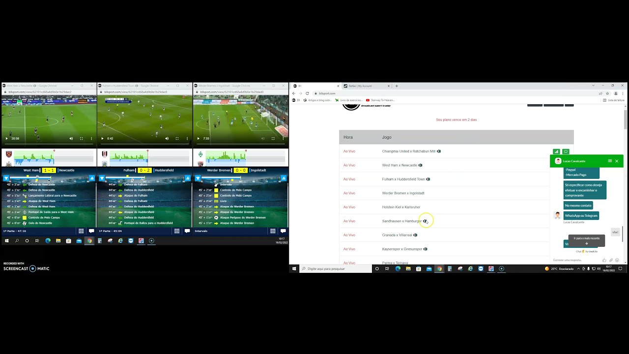 BLLSPORT   Stream para Jogos de Futebol