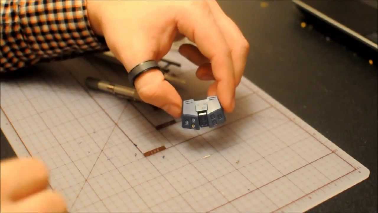 Gunpla Tutorial: Mini thruster detail - using IC Sockets for Gunpla