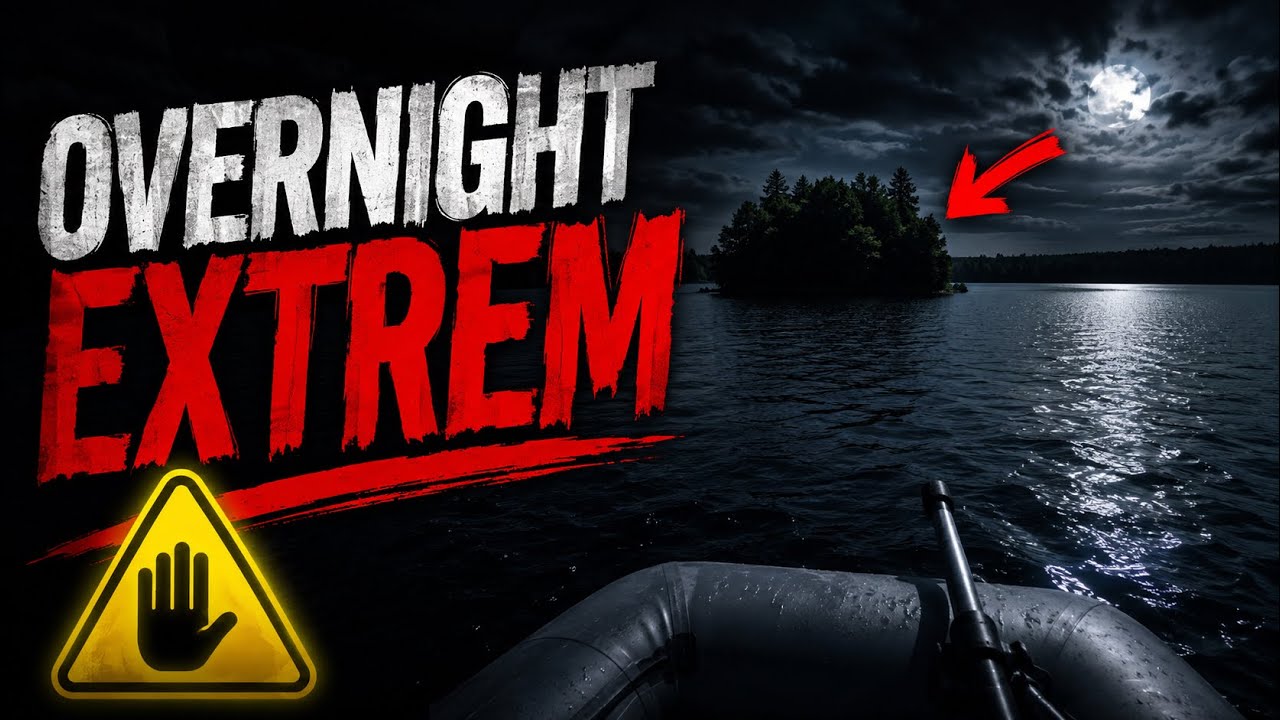 OVERNIGHT EXTREM ⚠️Unheimliche Nacht auf der EINSAMEN Insel 🏝️ plötzlich tauchen Menschen auf! 