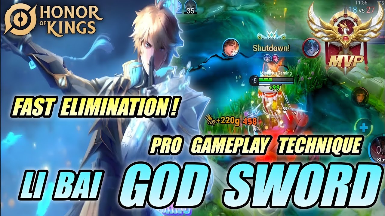 God's Hand! This Li Bai Is Too Sick! - Pro Technique Gameplay | Honor of Kings (HOK)