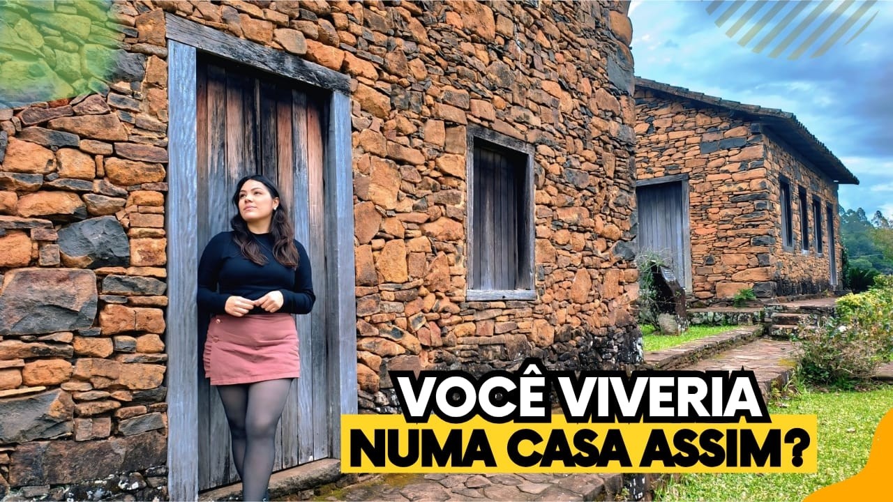 Por falta de dinheiro, ELES CONSTRUÍRAM CASAS COM AS PEDRAS que tinham no terreno