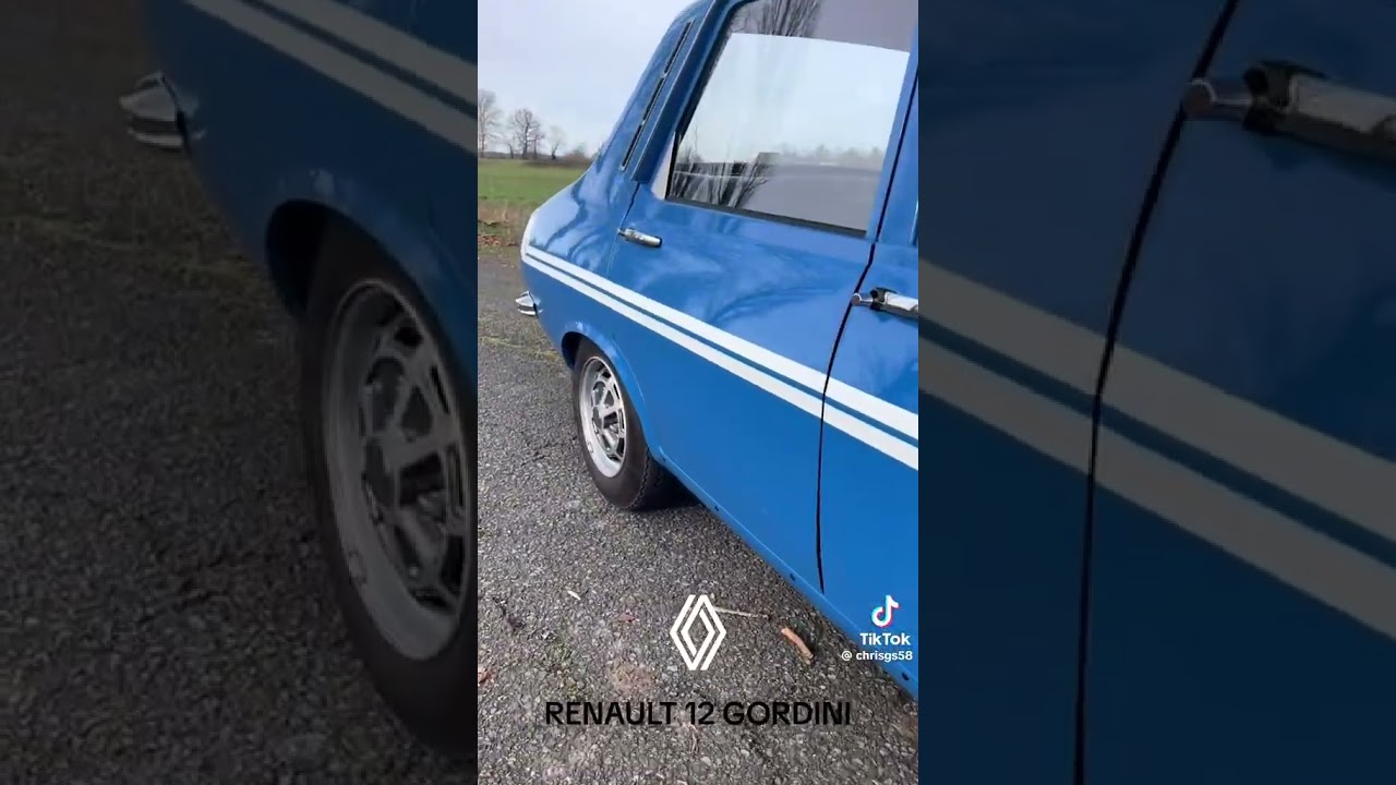 Magnifique Renault 12 gordini