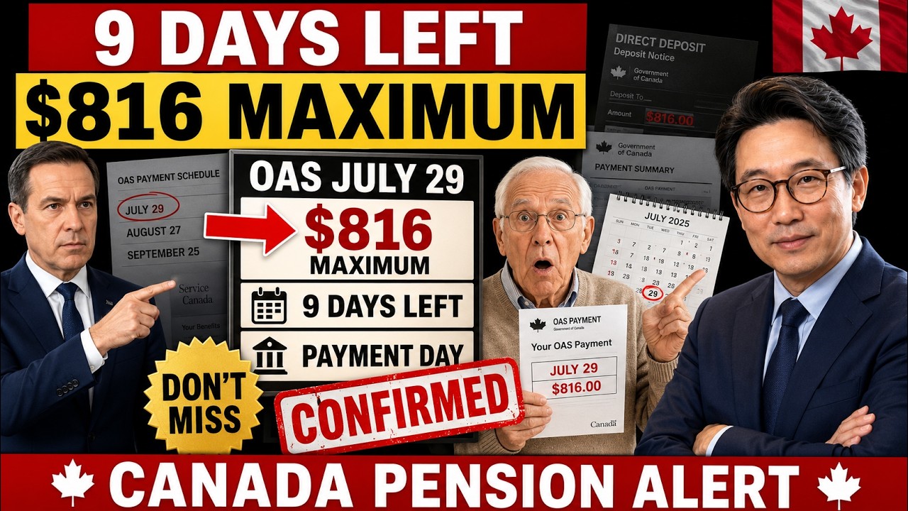 ⚠️ 9 DAYS LEFT: The Exact $816 OAS Maximum Hitting Bank Accounts July 29
