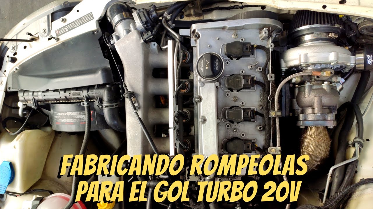 Cómo hacer rompeolas para vw gol motor AP (Audi)