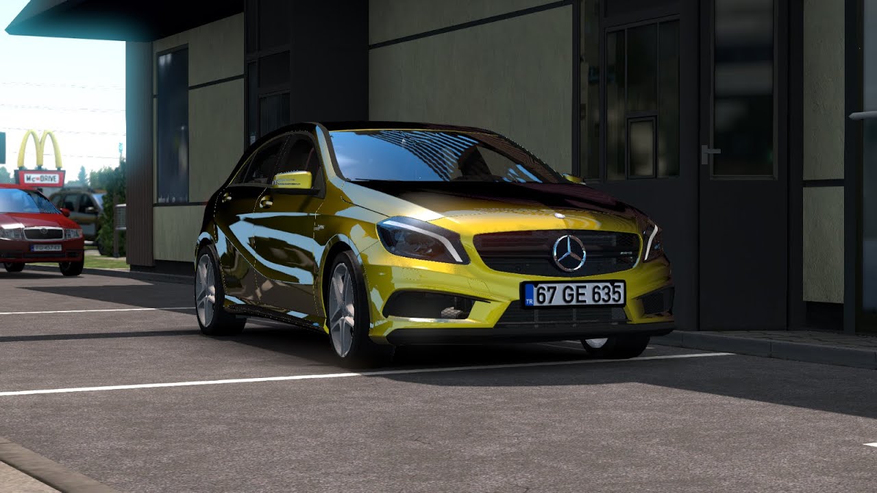 ETS 2 Test modyfikacji #2 Mercedes Benz A45 AMG