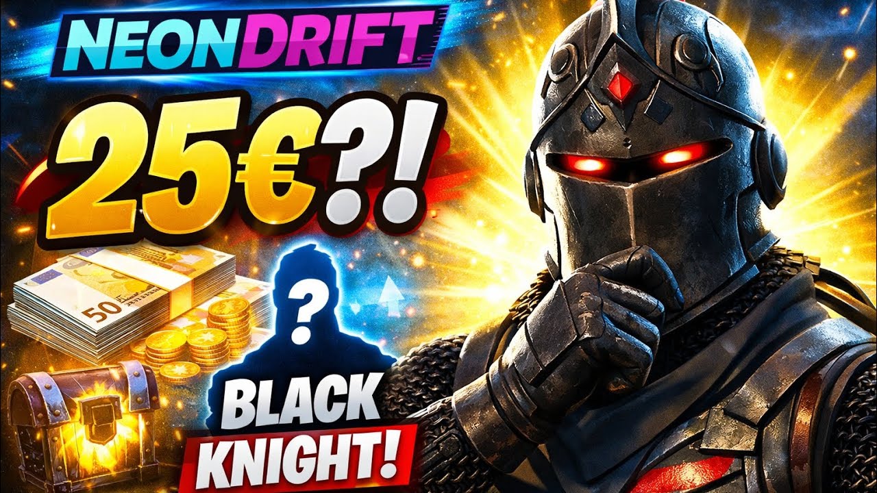 ICH kaufe einen 25€ Fortnite Account auf NeonDrift… und bekomme BLACK KNIGHT?! 😱 + Verlosung 
