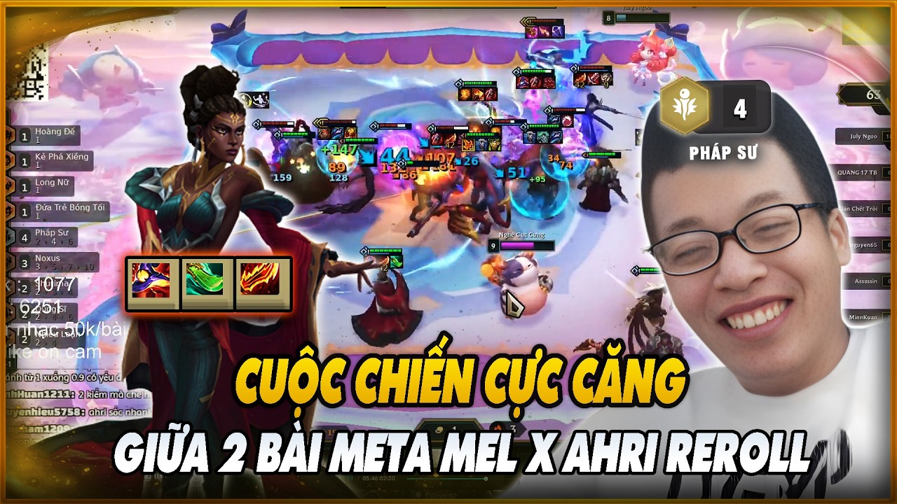 CUỘC CHIẾN CỰC CĂNG GIỮA 2 BÀI META: MEL FLEX X AHRI REROLL | TRÂU TV