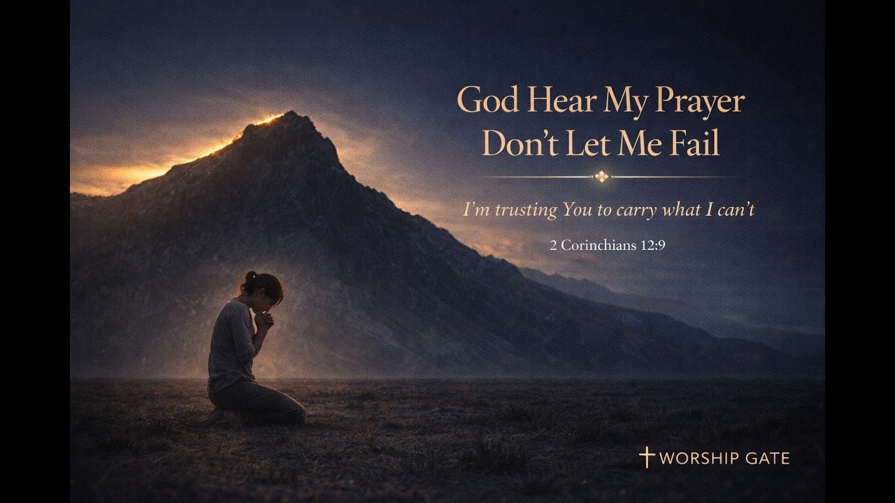 Worship Gate – God Hear My Prayer, Don’t Let Me Fail (Official Music Video)
