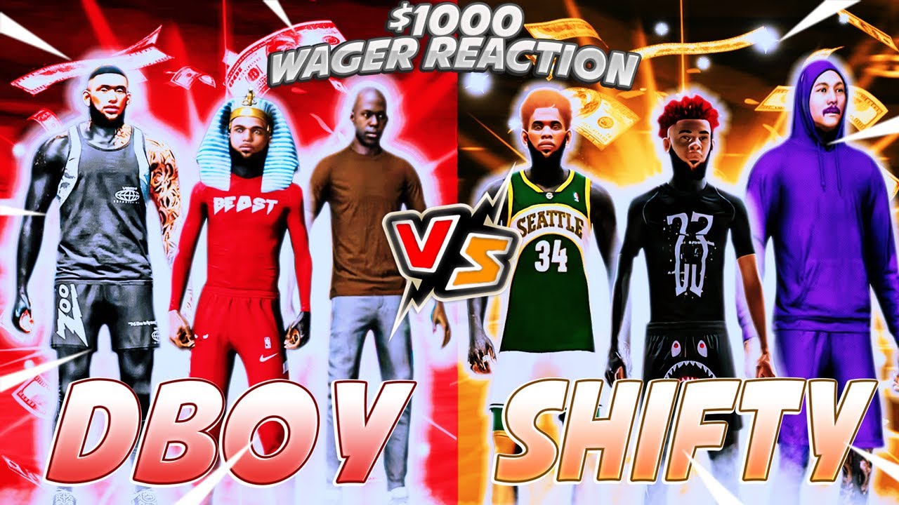 Dboy & YoBoss Wagered Shifty & Konvy For $1000 To See WHO THE BEST GUARD Is On NBA2K21 😱 | REACTION