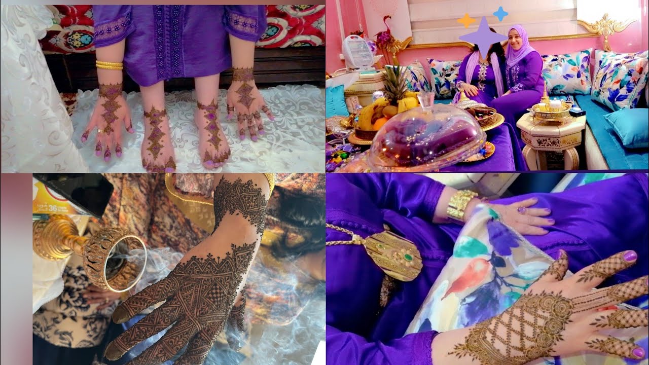 فخامة اللون تكفي💜عشية شعبانة عند العشاقات 💜فيديو متنوع