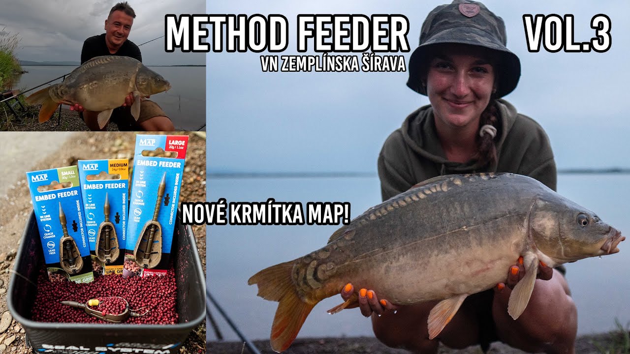 Nové Method Krmítka MAP! 🐟 | Method Feeder Vol. 3 🦈| VN Zemplínska Šírava | Jakub Fabian