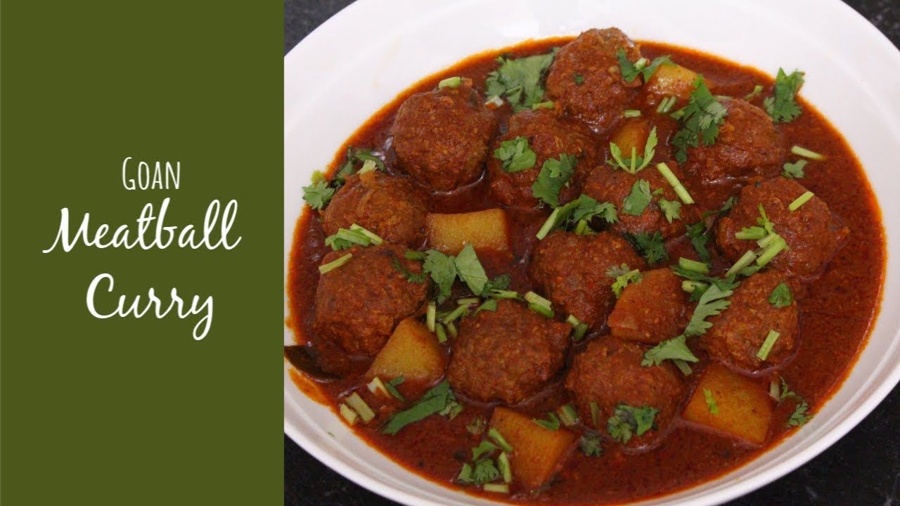 Goan Meatball Curry - without Coconut | Ball Curry | Cooktober 2019 - Episode 27