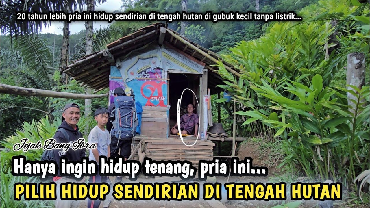 MENGUNJUNGI PRIA MISTERIUS YANG TINGGAL SENDIRIAN TENGAH HUTAN BELANTARA SELAMA 20 TAHUN...