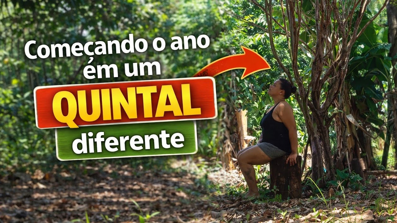 Começando o ano no quintal dos meus pais