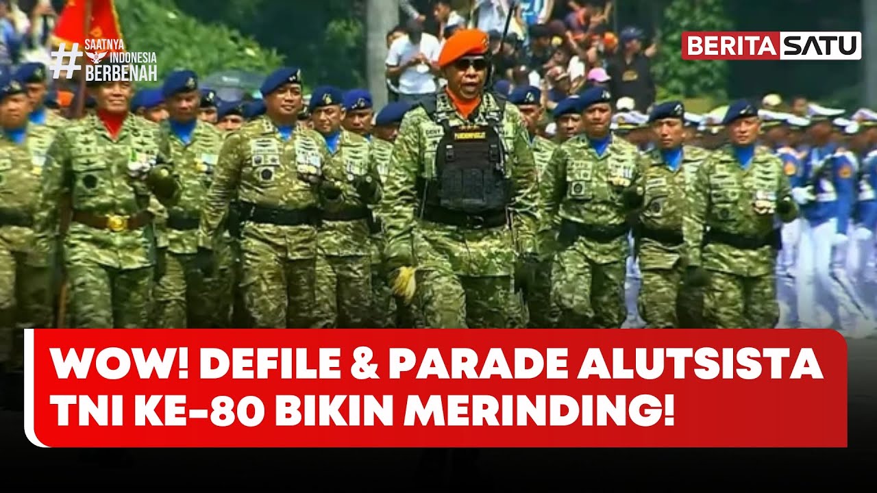[FULL] Gagahnya Defile dan Parade Alutsista Militer di HUT ke-80 TNI #beritasatu