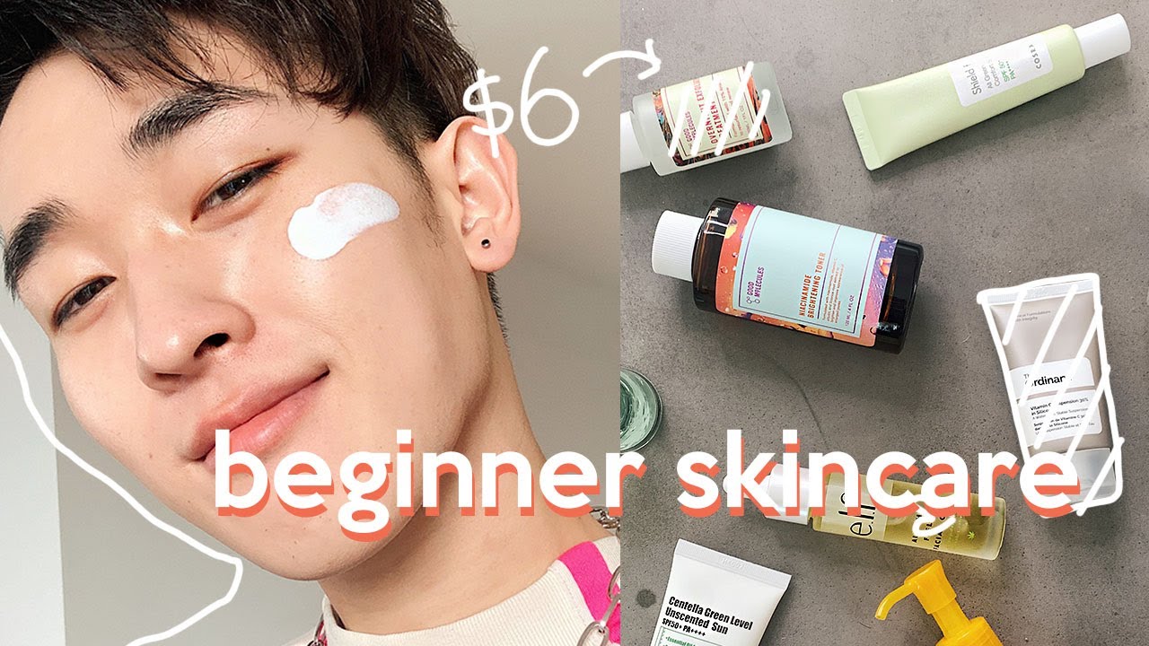 affordable skincare for beginners | clear, bright, glowy! under $20 | Ivan Lam
