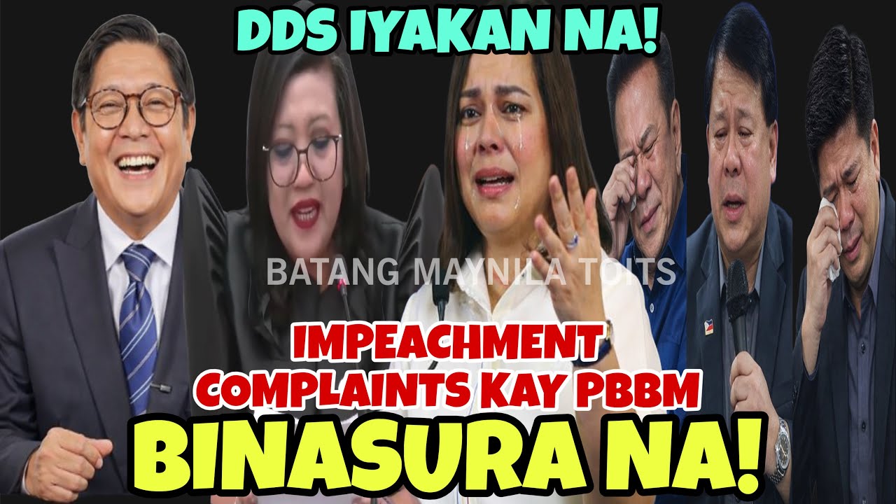 BETTER LUCK NEXT TIME MGA DDS! IMPEACHMENT COMPLAINTS KAY PBBM INSUFFICIENT IN SUBSTANCE! BINASURA!